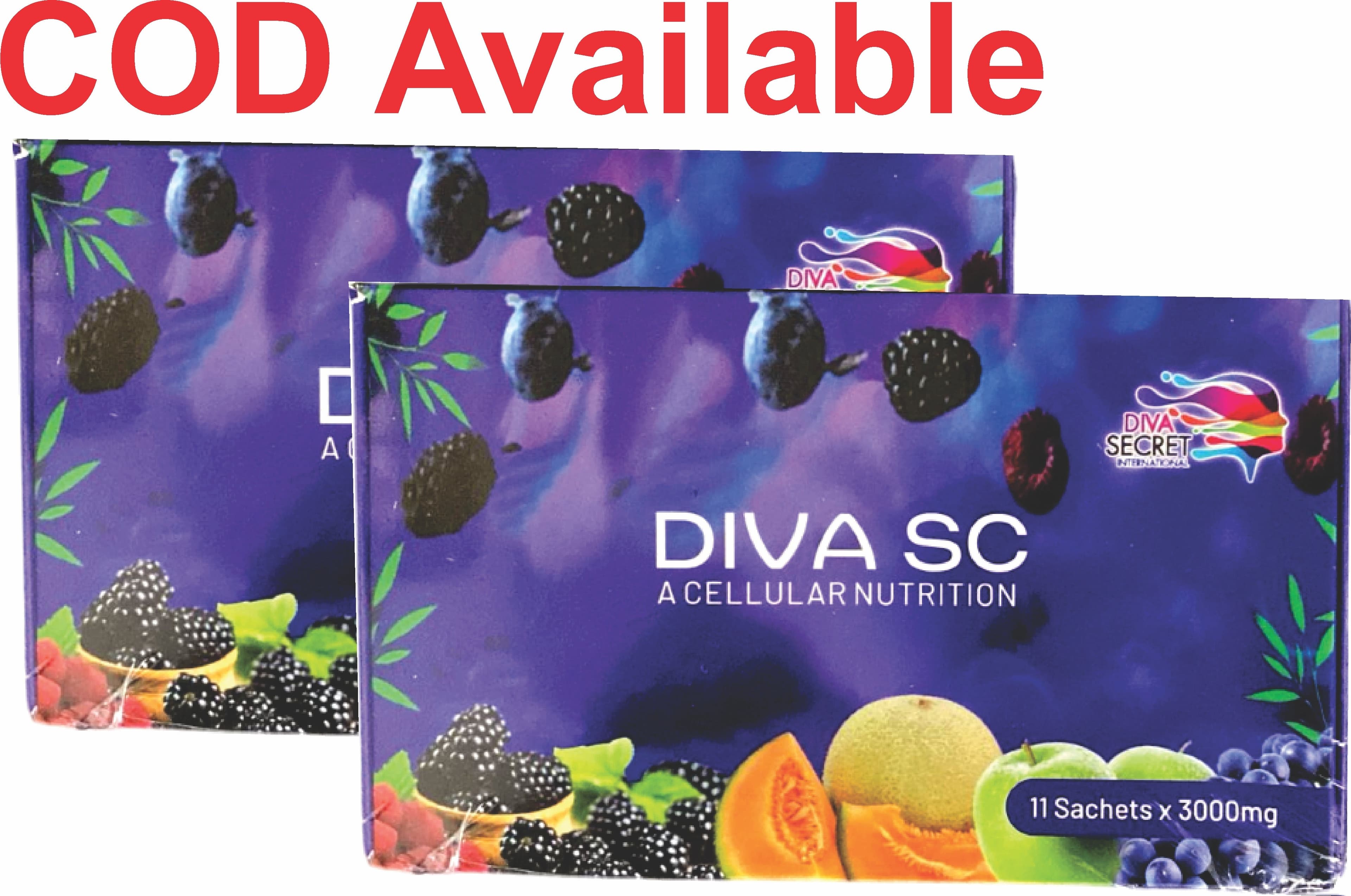 Diva Secret Stem cell pack of 2 contains Sachets 22 Each 3000 mg
